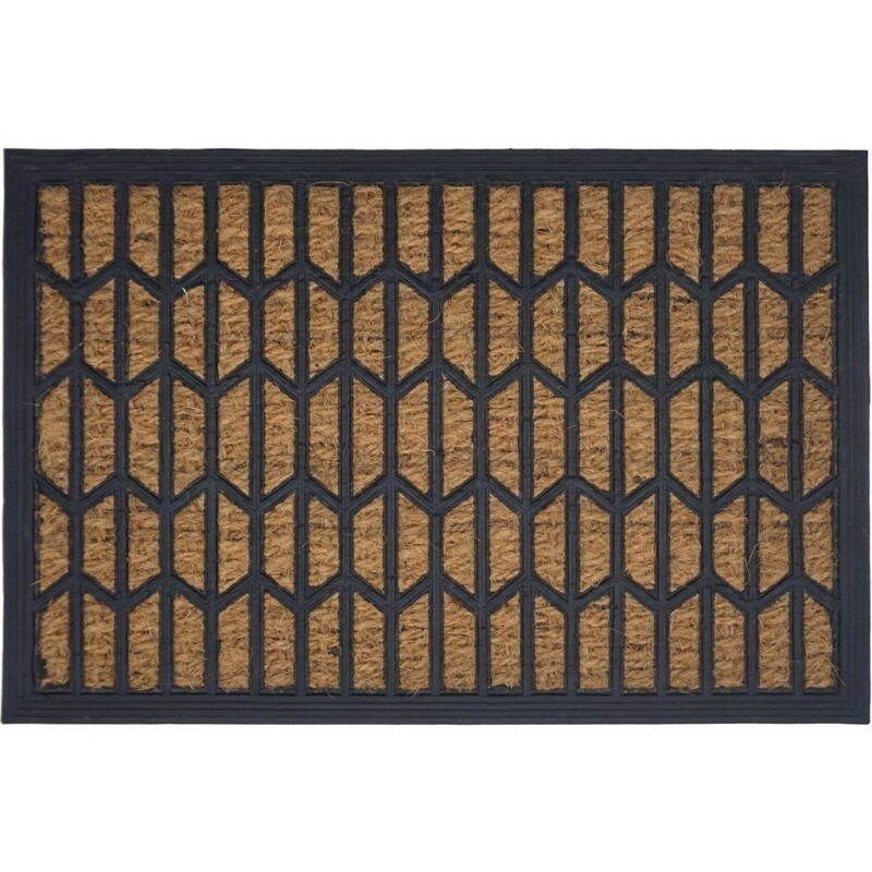 FELPUDO COCO/GOMA 40X60CM H.1CM ROMBOS FELPUDO COCO/GOMA 40X60CM H.1CM ROMBOS