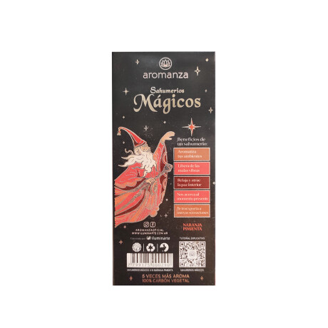 Incienso Linea Sahumerios Mágicos Aromanza Pimienta Naranja