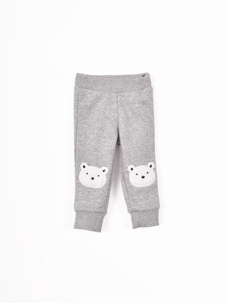 CONJUNTO OSO SET 3 PCS GRIS MELANGE M