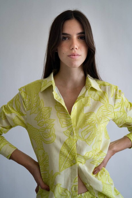 Camisa Life in Color Lime Camisa Life in Color Lime