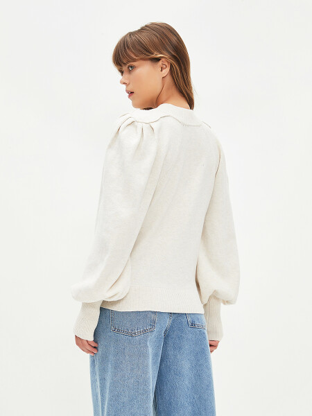 BUZO RAMONA GRIS MELANGE C