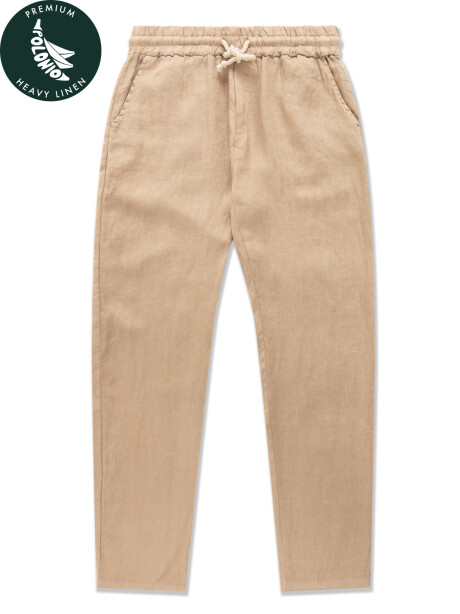 Heavy linen pants SAFARI