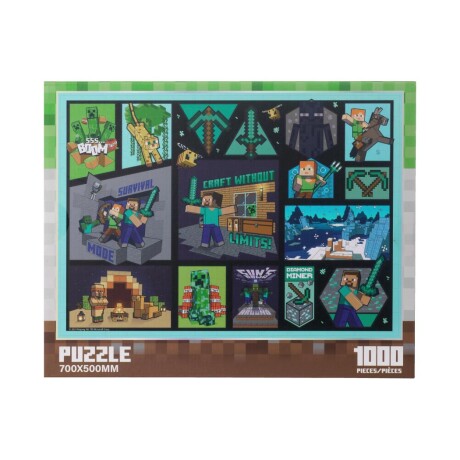 Puzzle Minecraft con cuadro Puzzle Minecraft con cuadro