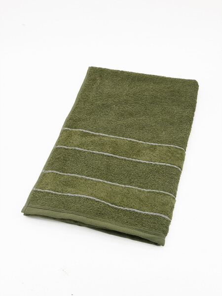 TOALLA DE MANO VELVET VERDE MUSGO
