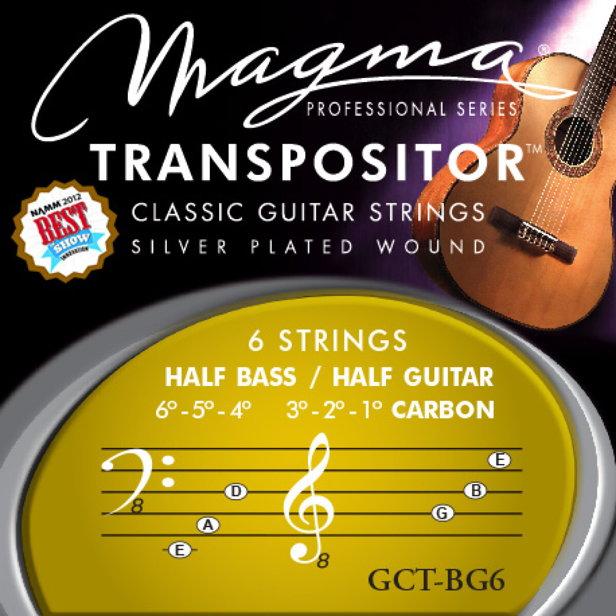 Encordado Clásica Transpositor Magma Bass-guitar GCT-BG6 