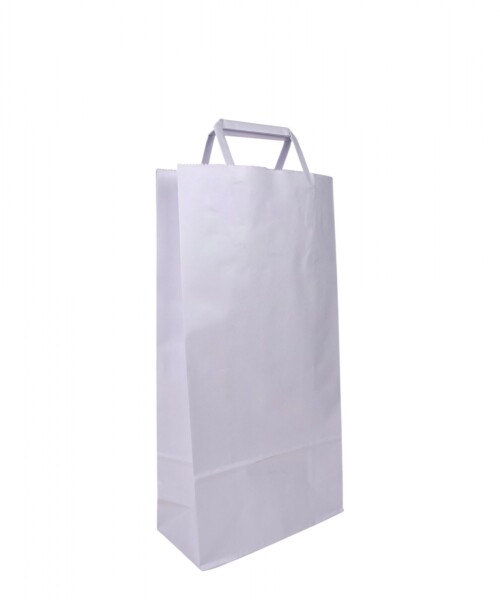 Bolsa lisa acuario 22x10x42 cm BLANCO