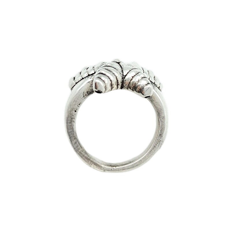 Anillo Estrella de Mar-Plata 925 Inflada-Sin Piedra-AN3043 sinpiedra