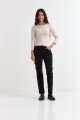 Remera m/l cuello a la base BEIGE