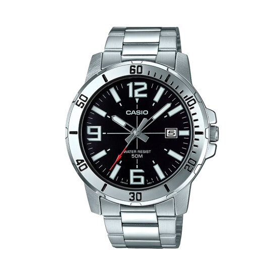 Reloj CASIO MTPVD01D-1BVUDF en Acero Plateado Esfera 45mm 0