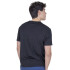 TSHIRT MEN COTT/POLY EVERLAST LUNGE BROWN M6 S BK