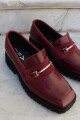 Mocasin mara Bordeaux