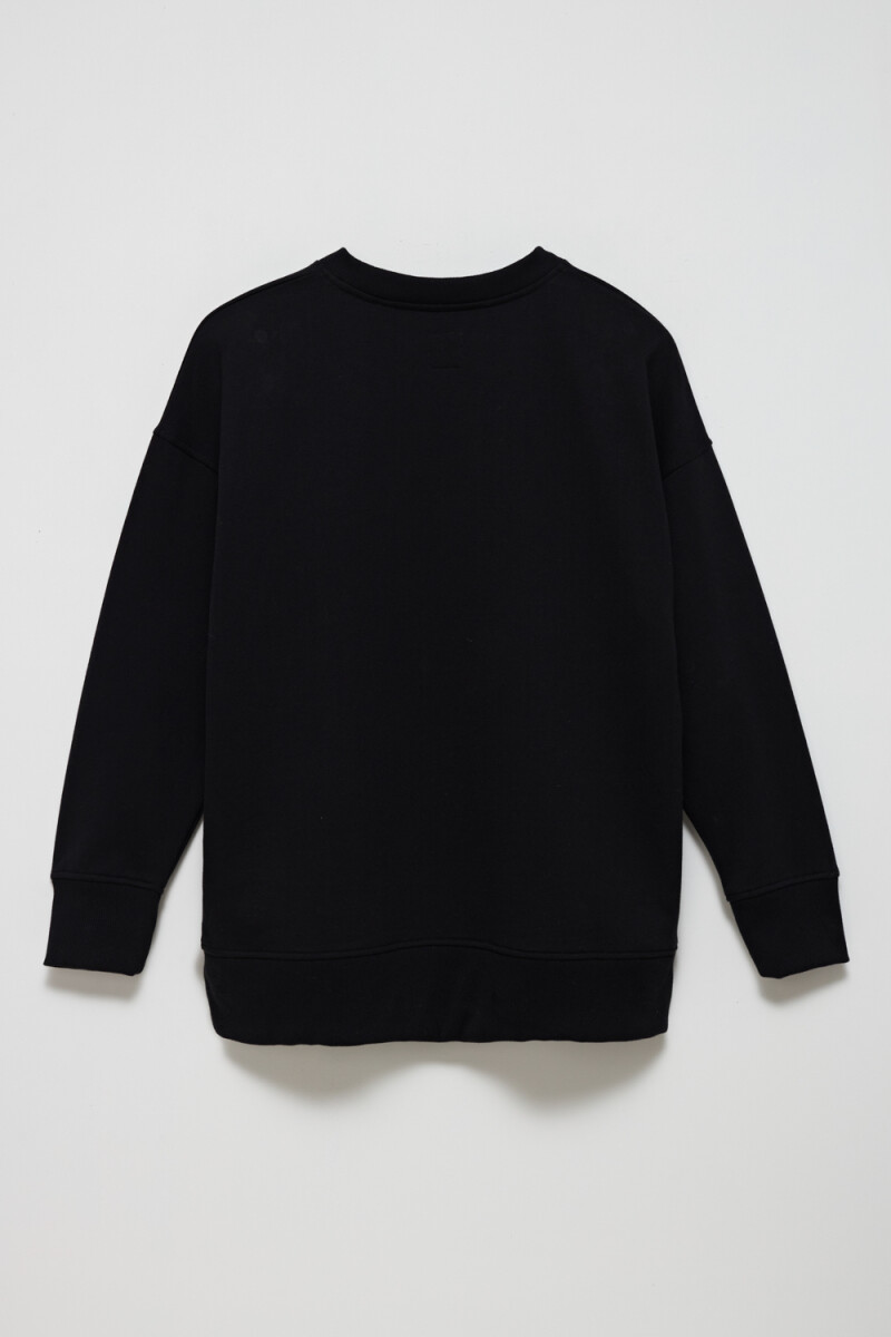 Sudadera deportiva oversize Negro