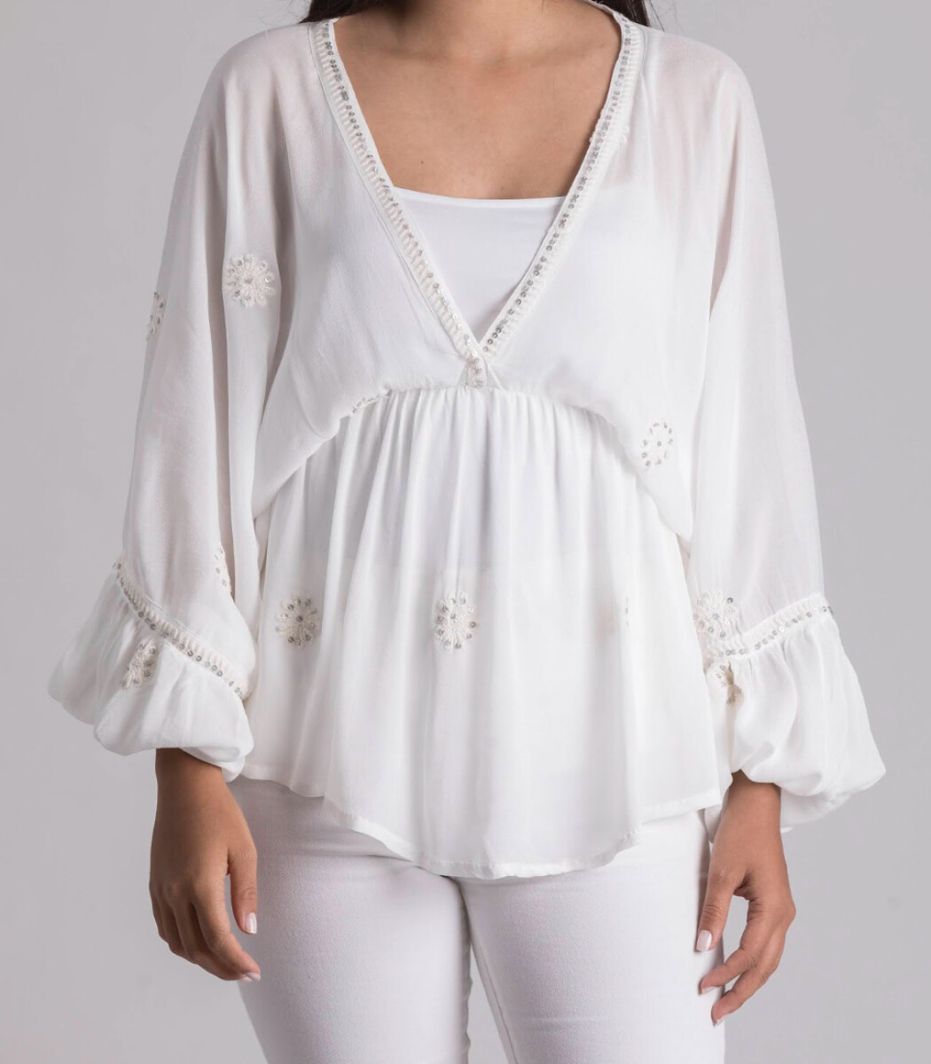 BLUSA RIANA - BLANCO 