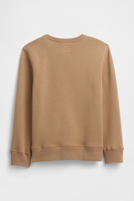 Buzo Deportivo Logo Gap Niño Camel Hair