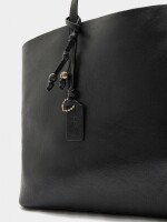 Bolso Shopper Reversible Con Bolsa Extraíble L negro