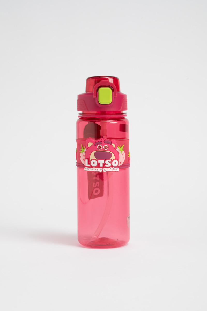 Botella plastico lotso 820 ml - Rosa 