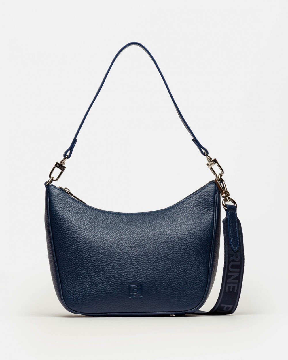 Bandolera Venice en cuero graneado Marine Blue