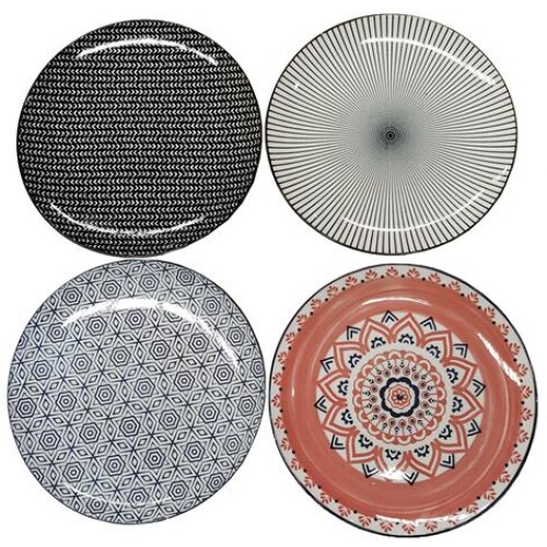 Plato ceramica varios diseños llano 27 CMS Zz
