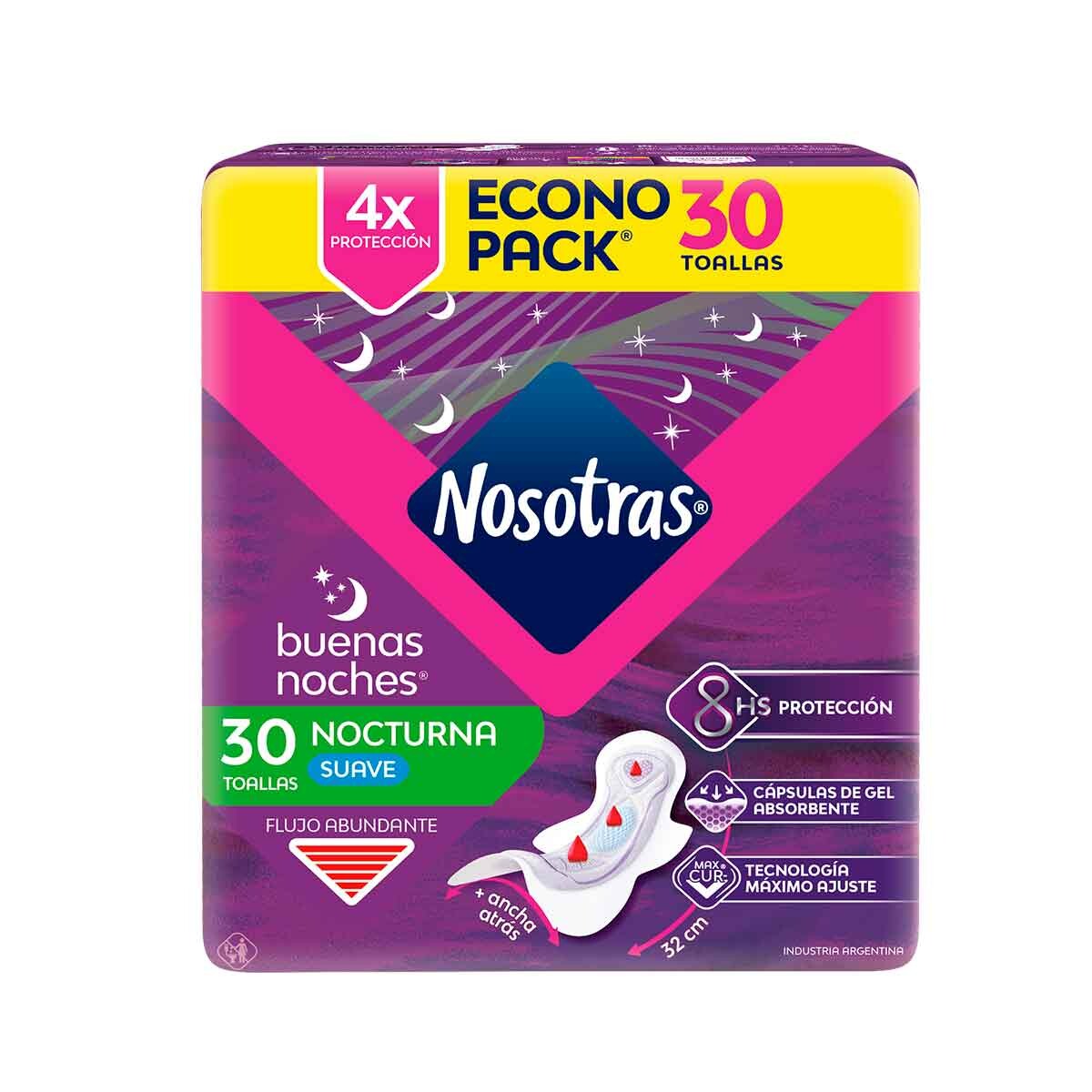 NOSOTRAS BUENAS NOCHES MAX CURV X 30 UN 