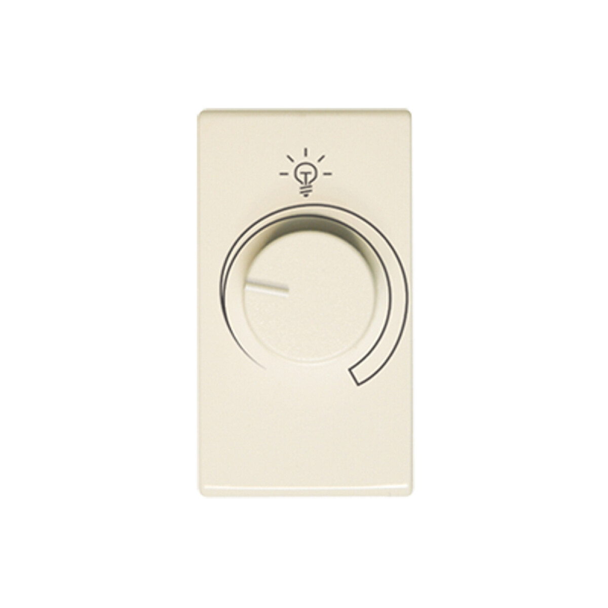 Módulo dimmer rotativo 220V 800W - Duomo marfil - C57118 
