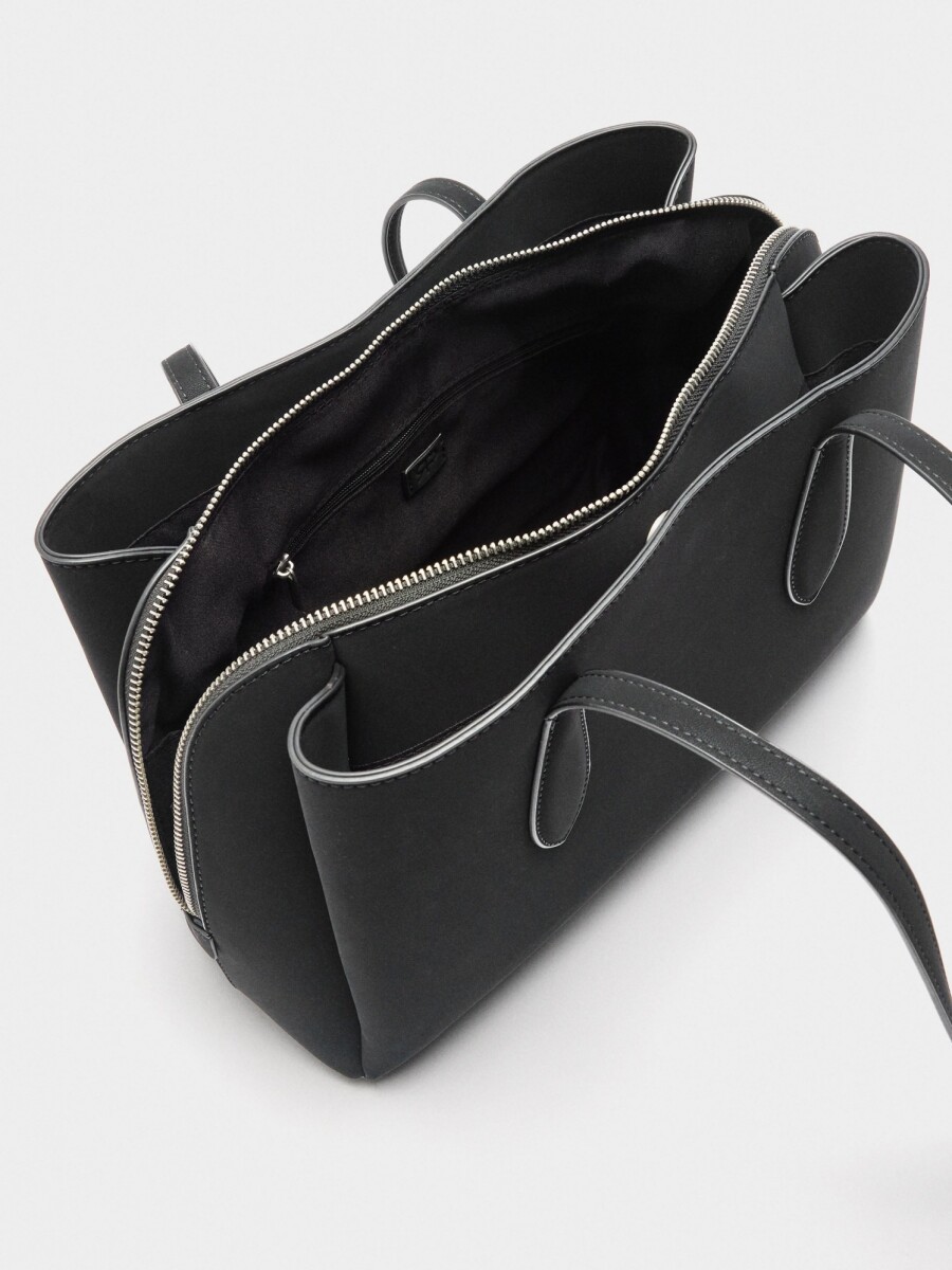 Bolso Para Portátil 13" Textura Suave negro