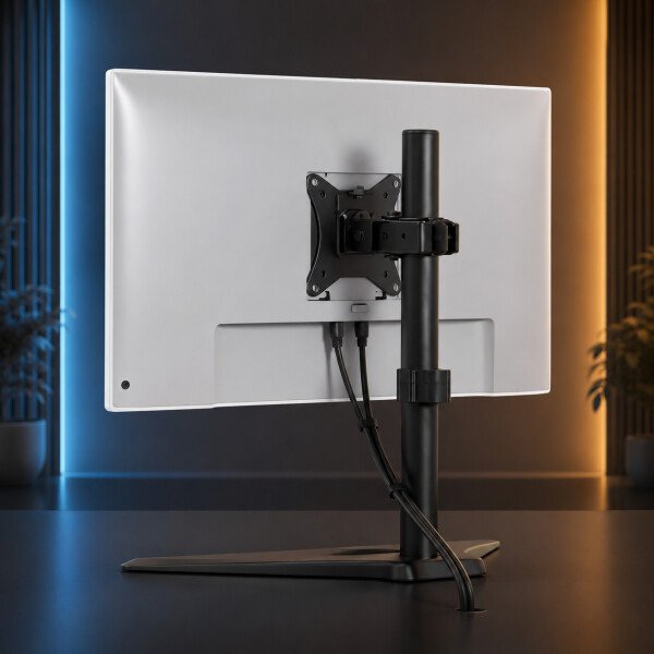 Soporte Monitor Brateck Base 17"-32" Ergonomico Ajustable Color Negro