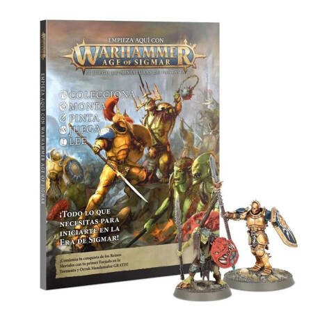 Empieza Aquí con Warhammer Age of Sigmar - El juego de Miniaturas de Fantasía [Español] Empieza Aquí con Warhammer Age of Sigmar - El juego de Miniaturas de Fantasía [Español]