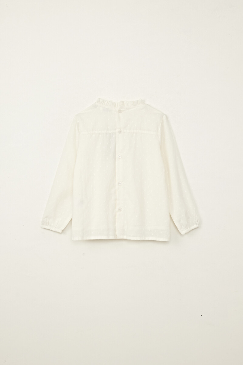 Blusa broderie Crudo