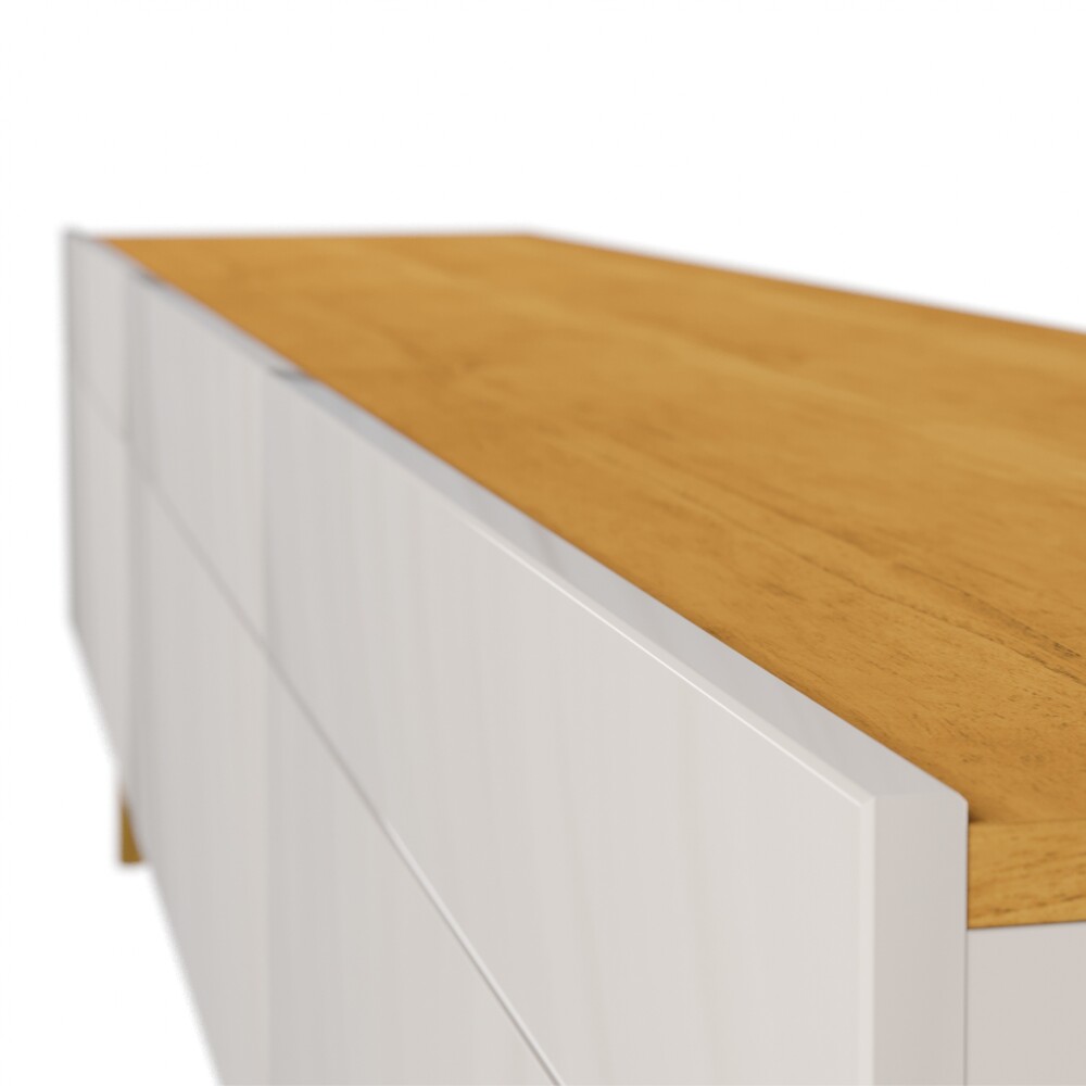 Rack para TV - Classic 1.8 Linea Manhattan - Blanco Rack para TV - Classic 1.8 Linea Manhattan - Blanco