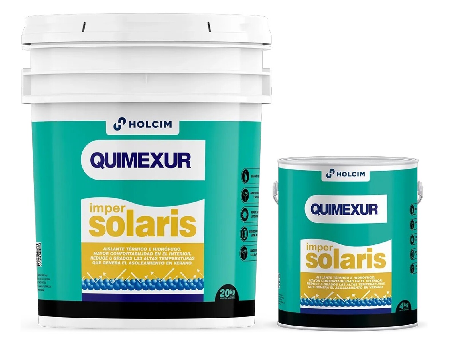 Membrana líquida Blanca Solaris Quimexur 20Kg 