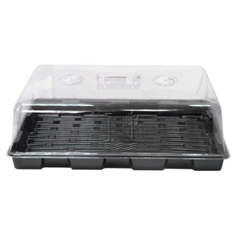 DOMO PROPAGADOR DE PLASTICO CON TAPA | 54X28X25.5CM DOMO PROPAGADOR DE PLASTICO CON TAPA | 54X28X25.5CM