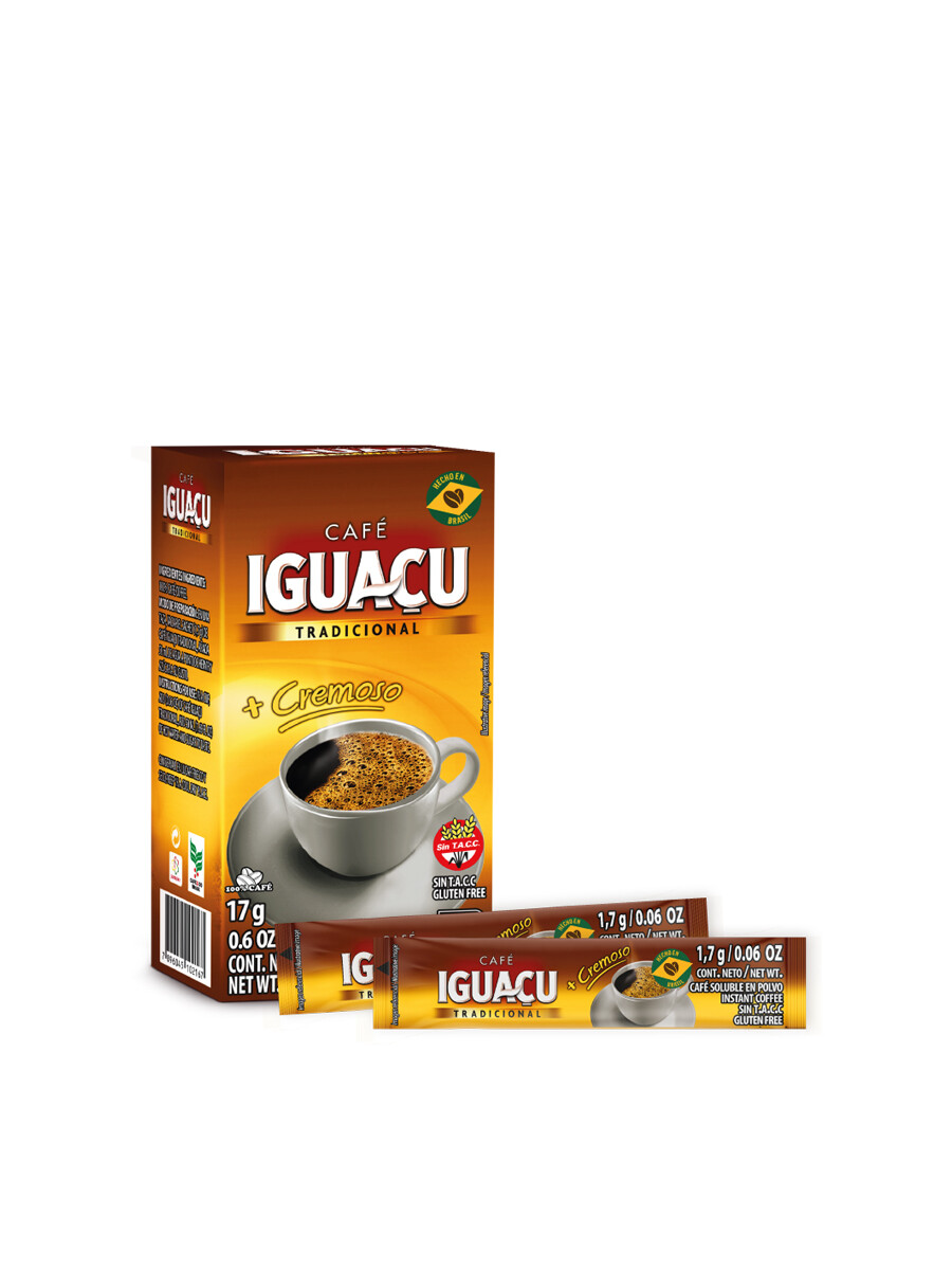 Café Iguaçu Stick 1.7 Grs x10 Unidades 17 grs Café Iguaçu Stick 1.7 Grs x10 Unidades 17 grs