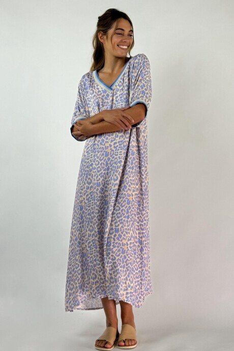 VESTIDO SELVA Celeste