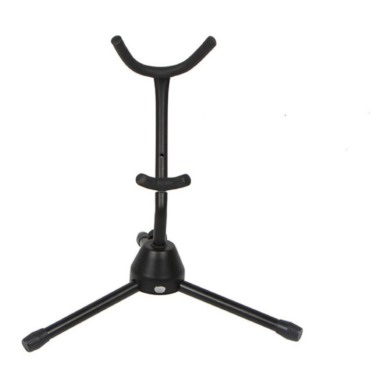 Soporte Pie Para Saxo Plegable Musica Negro