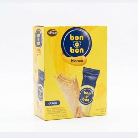 BARRITA OBLEA BON O BON 30GRS (DISPLAY 20PCS) CHOCOLATE BLANCO