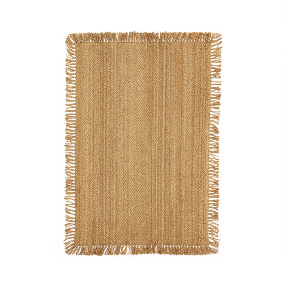 Alfombra Yute Flecos | Herringbone - 120x180 cm Alfombra Yute Flecos | Herringbone - 120x180 cm