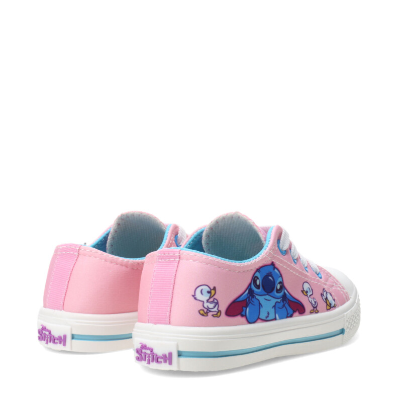 Championes Infantiles Disney Stich Rosado - Celeste