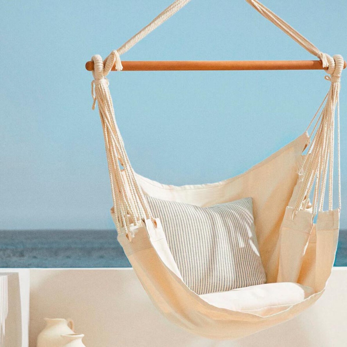 Hamaca Bohemian con Cadena Metálica incluida 