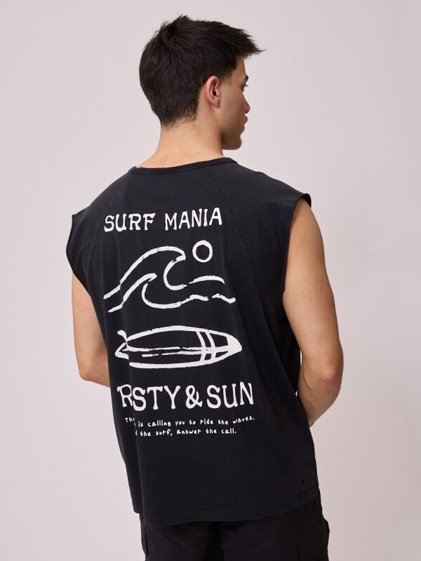 MUSCULOSA MAREA RUSTY Negro