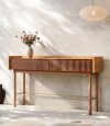 Mesa de centro Coffe Side Linea Manhattan Natural