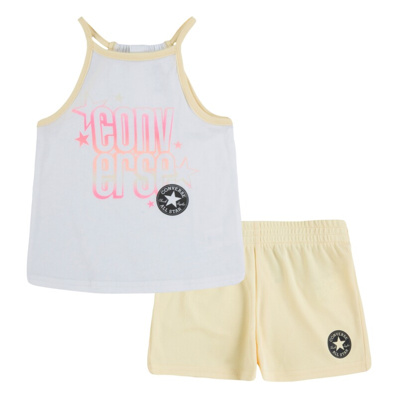 Conjunto All Star Grafhic Set de Niña Amarillo