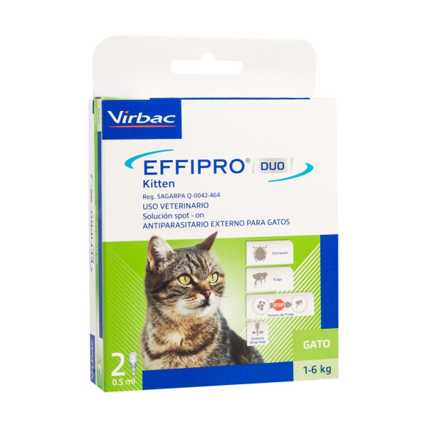 PIPETA EFFIPRO DUO KITTEN 1-6 KG PIPETA EFFIPRO DUO KITTEN 1-6 KG