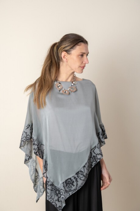 BLUSA ERIDANI Gris claro