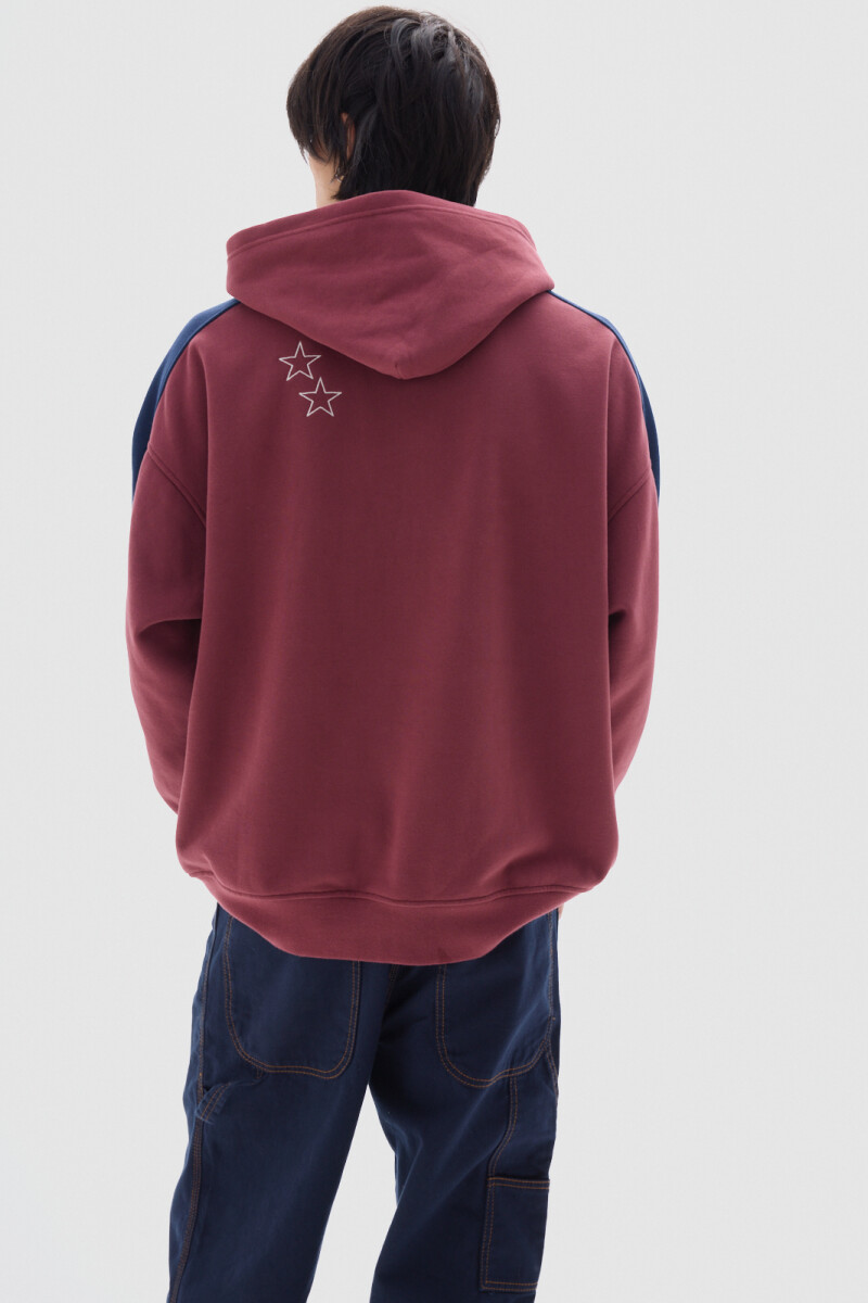 Hoodie Bart Bordeaux