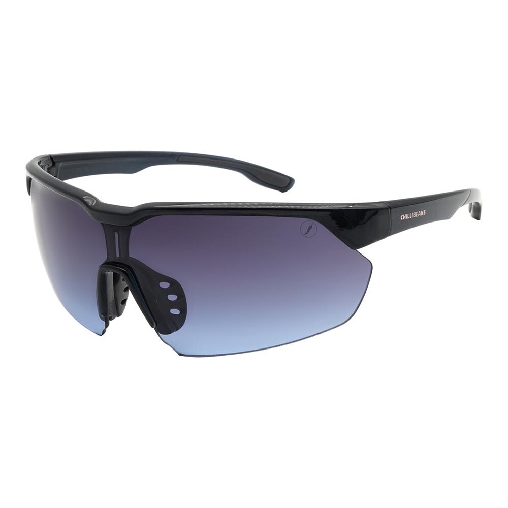 Lentes De Sol Policarbonato Esporte Chilli Beans Performance Gradiente Azul/Negro