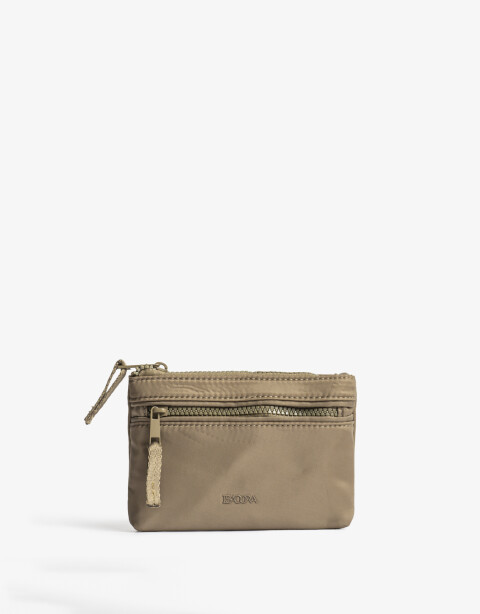 Monederos Nylon Monedero Nylon Con Bolsillo - Verde Oliva