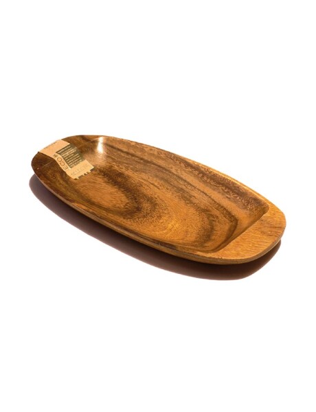 BANDEJA RECT. C/ MANGOS MADERA 30.5X15X2.5CM BANDEJA RECT. C/ MANGOS MADERA 30.5X15X2.5CM