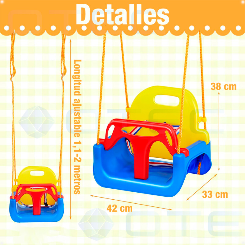 Hamaca Infantil 3 En 1 Columpio Hamaca Infantil 3 En 1 Columpio