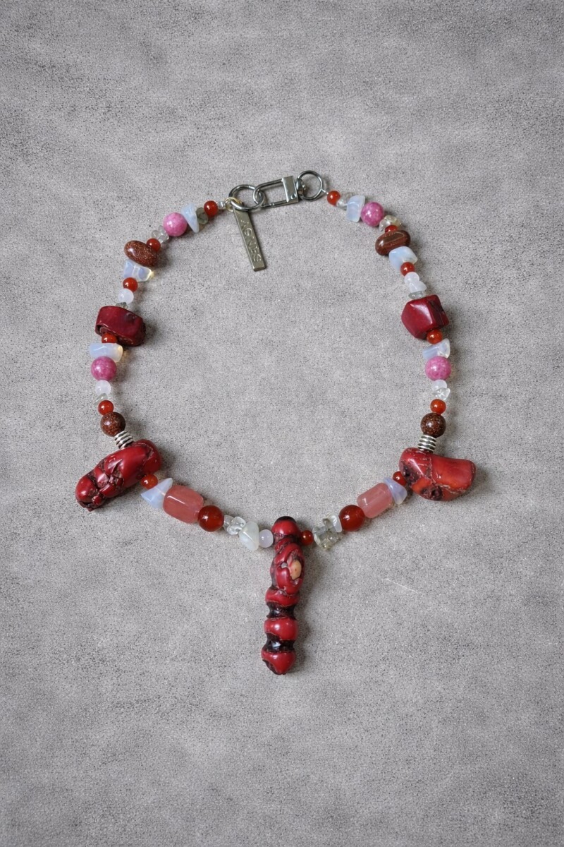 Multistone Necklace Vol 2 Rojo