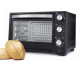 Horno Eléctrico NICS 30 Litros 1600W Grill Timer Temperatura Negro Horno Eléctrico NICS 30 Litros 1600W Grill Timer Temperatura Negro